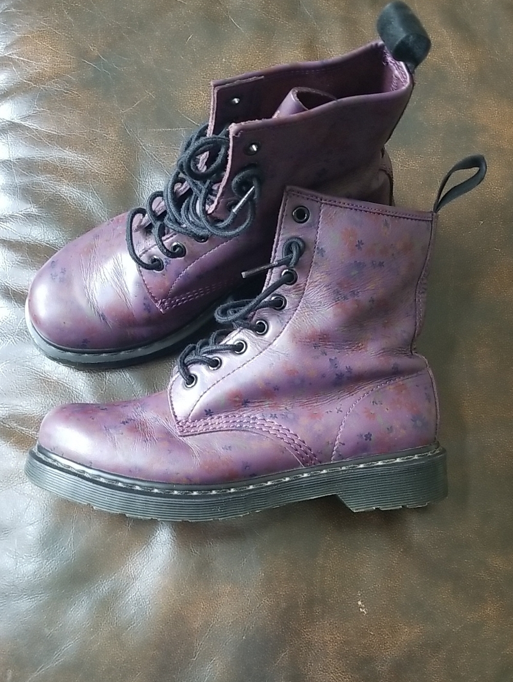 Dr Martens 1460 Little Flowers Floral Meadows Leather Boots